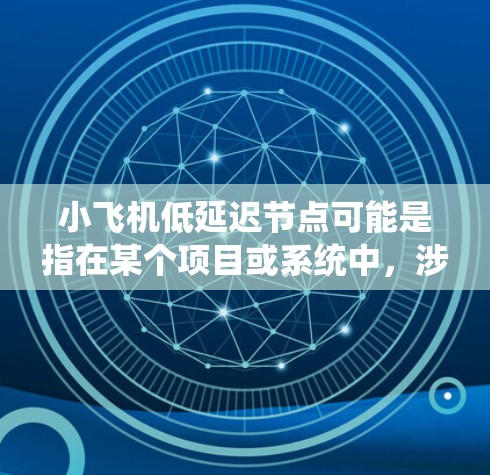 小飞机低延迟节点可能是指在某个项目或系统中，涉及小型飞机或无人机的低延迟网络节点。以下是一些可能的解释和相关信息