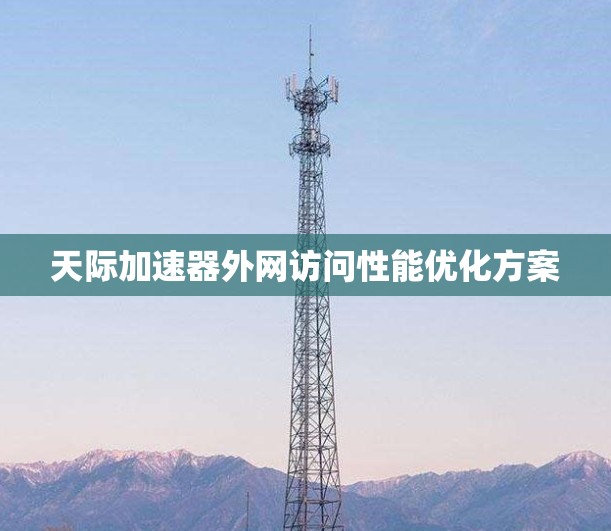 天际加速器外网访问性能优化方案