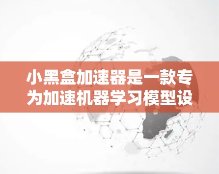 小黑盒加速器是一款专为加速机器学习模型设计的解决方案，旨在提升模型训练和推理的效率。以下是对小黑盒加速器的详细分析和总结