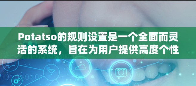 Potatso的规则设置是一个全面而灵活的系统，旨在为用户提供高度个性化的游戏体验。以下是对Potatso规则设置的详细分步说明