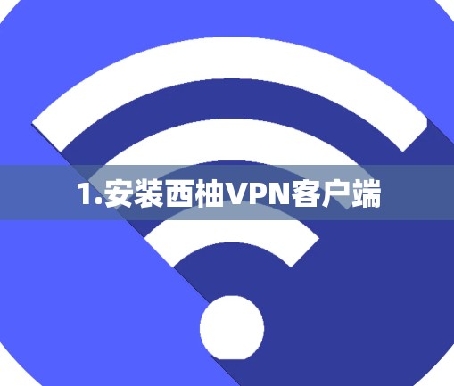 1.安装西柚VPN客户端