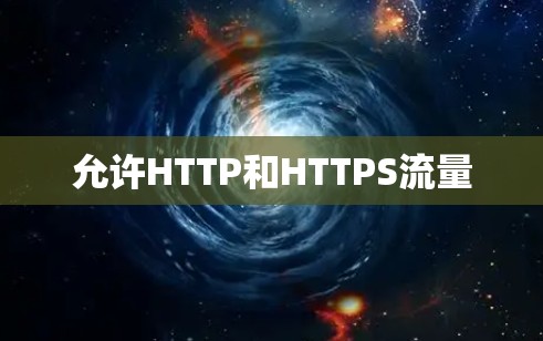 允许HTTP和HTTPS流量